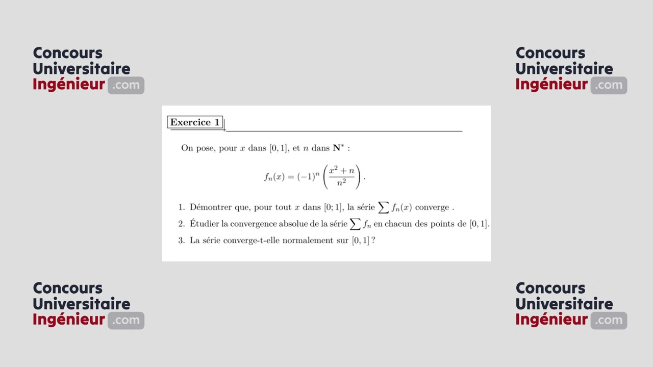 Annales PASS'Ingénieur - oral de Mathématiques - filière Mathématiques - Informatique - 2024 #1