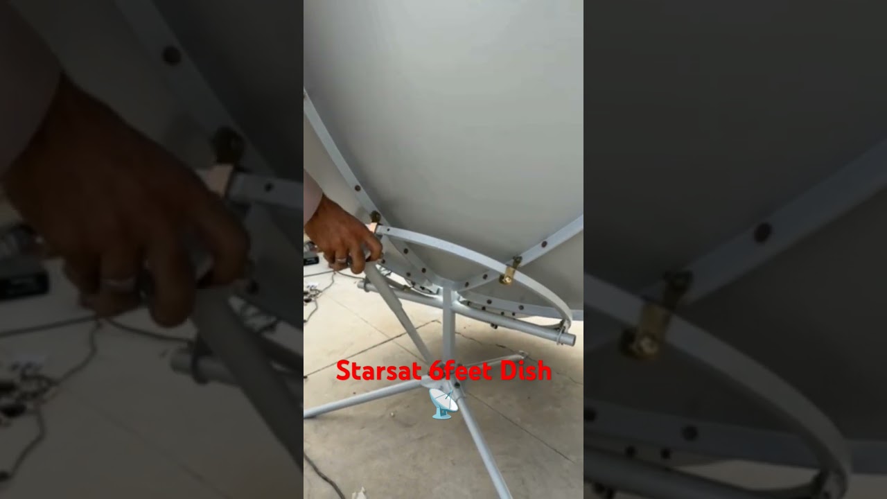 Original star sat folding dish antenna size 6 feet delivery All Pakistan