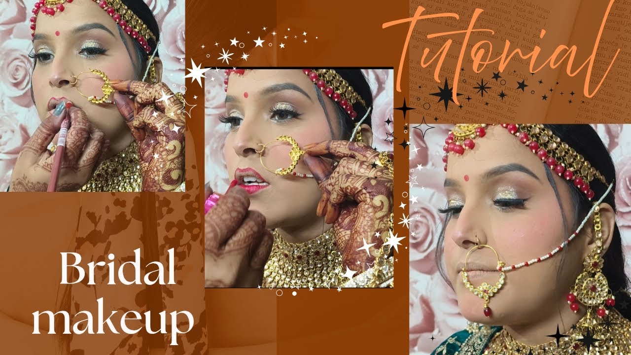 Bridal makeup tutorial || full detailed makeup tutorial|| bridal makeuplook || #makeup #bridalmakeup