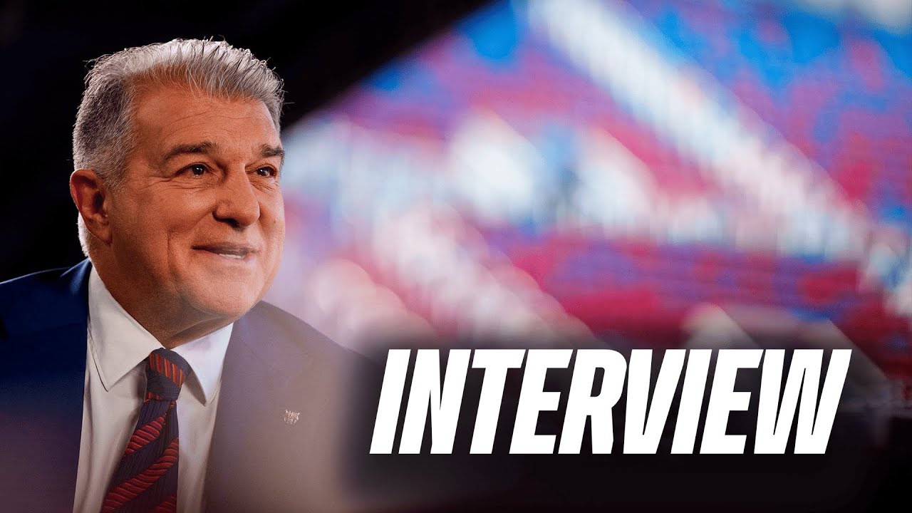 INTERVIEW REVIEWING 2021&ndash;26 MANDATE WITH PRESIDENT JOAN LAPORTA | FC BARCELONA 🔵🔴