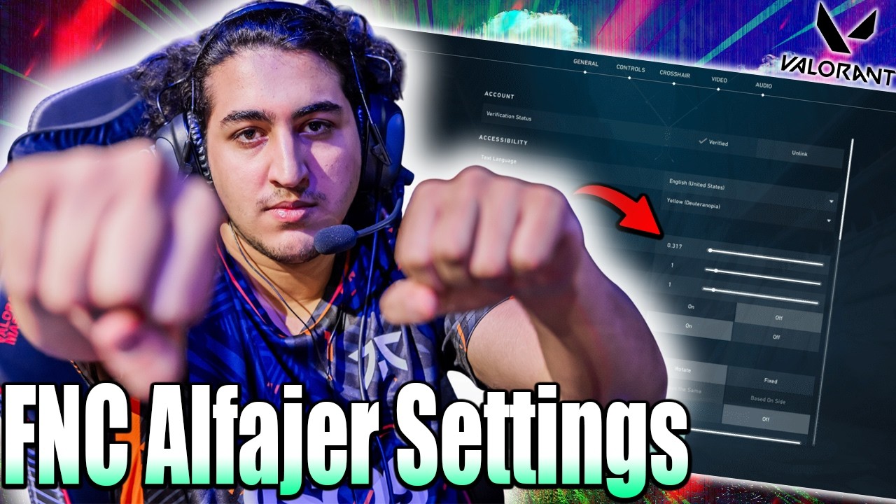 Alfajer Valorant Settings 2025 &ndash; Sensitivity, Crosshair, Dpi, Keybinds & Video