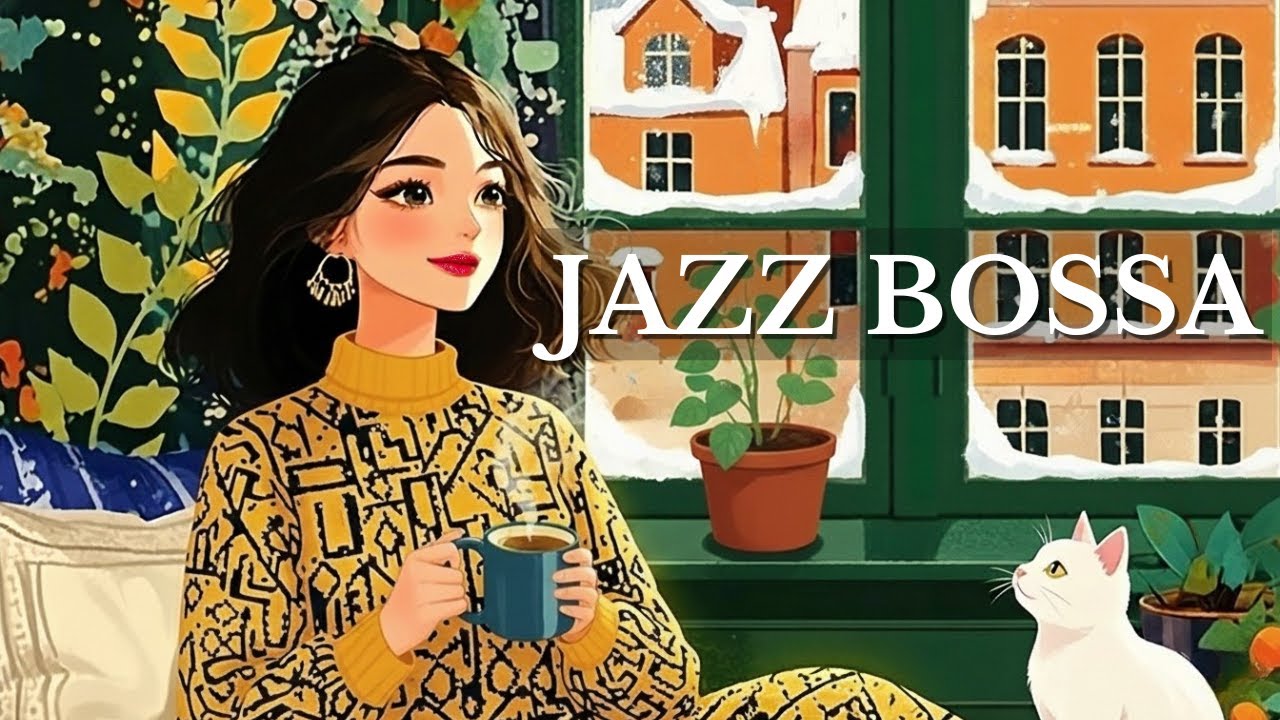 Bright Winter Bossa Nova ☕ Cozy Smooth Jazz to Lift Your Mood