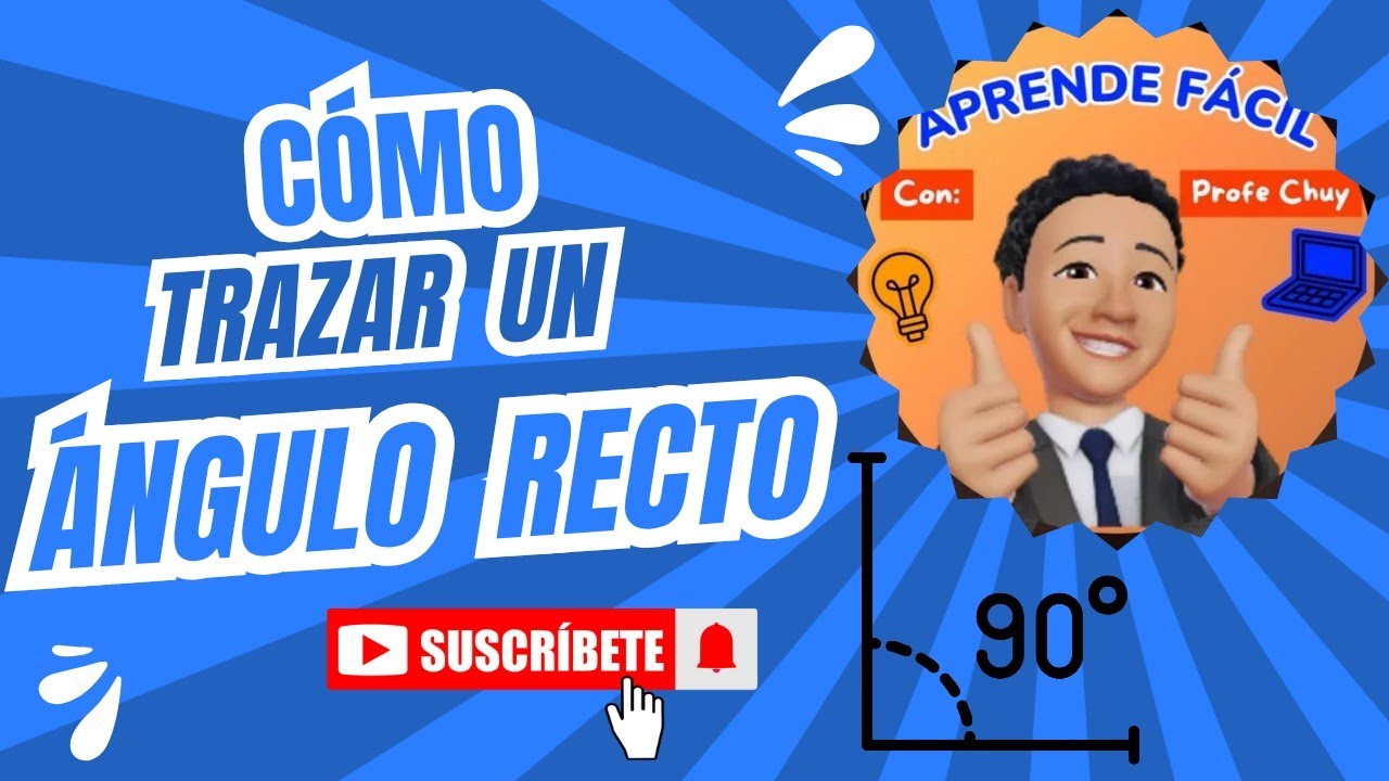 Como trazar un &aacute;ngulo recto