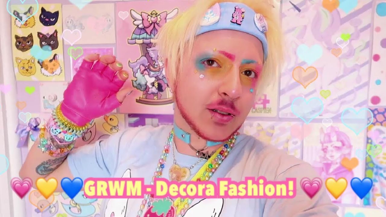💗💛💙 Get Ready With Me // Kawaii Decora Fashion GRWM 💗💛💙