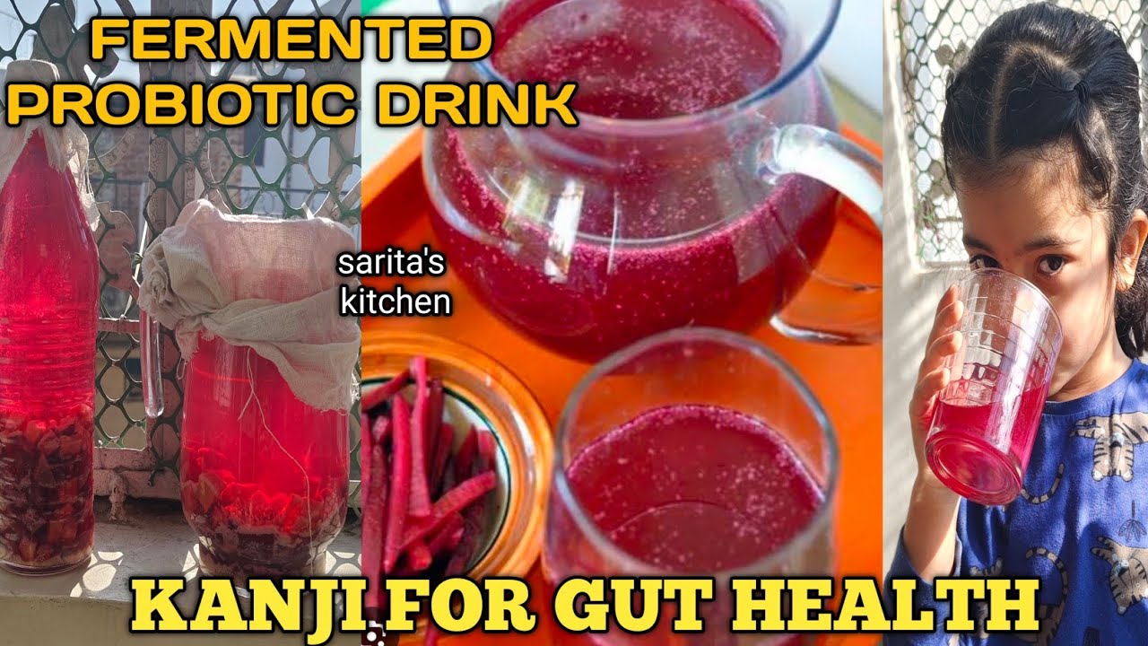 Winter Special KANJI (Fermented probiotic Drink) Digestive Drink for Gut | (Beetroot,Amla, Carrot)