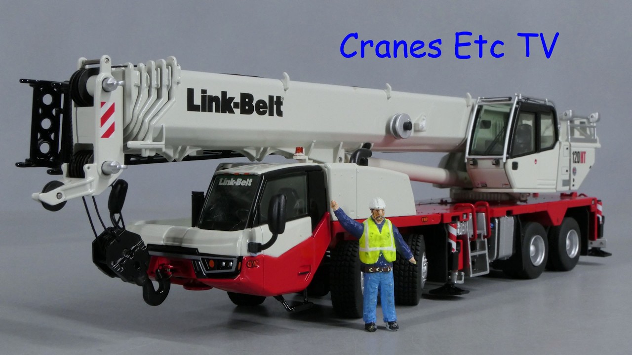 Żuraw samochodowy hydrauliczny NZG Link-Belt 120|HT firmy Cranes Etc TV