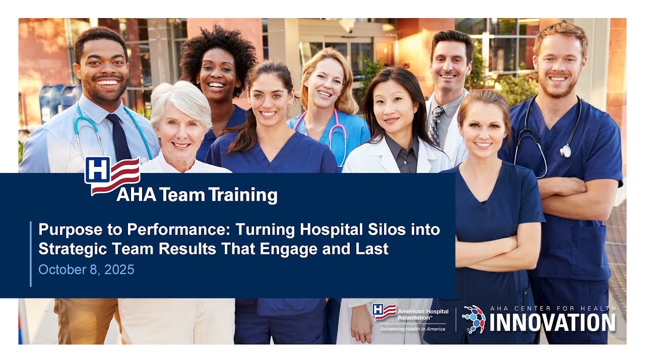[Webinar] Purpose to Performance: Turning Hospital Silos into Strategic Team Results That Last