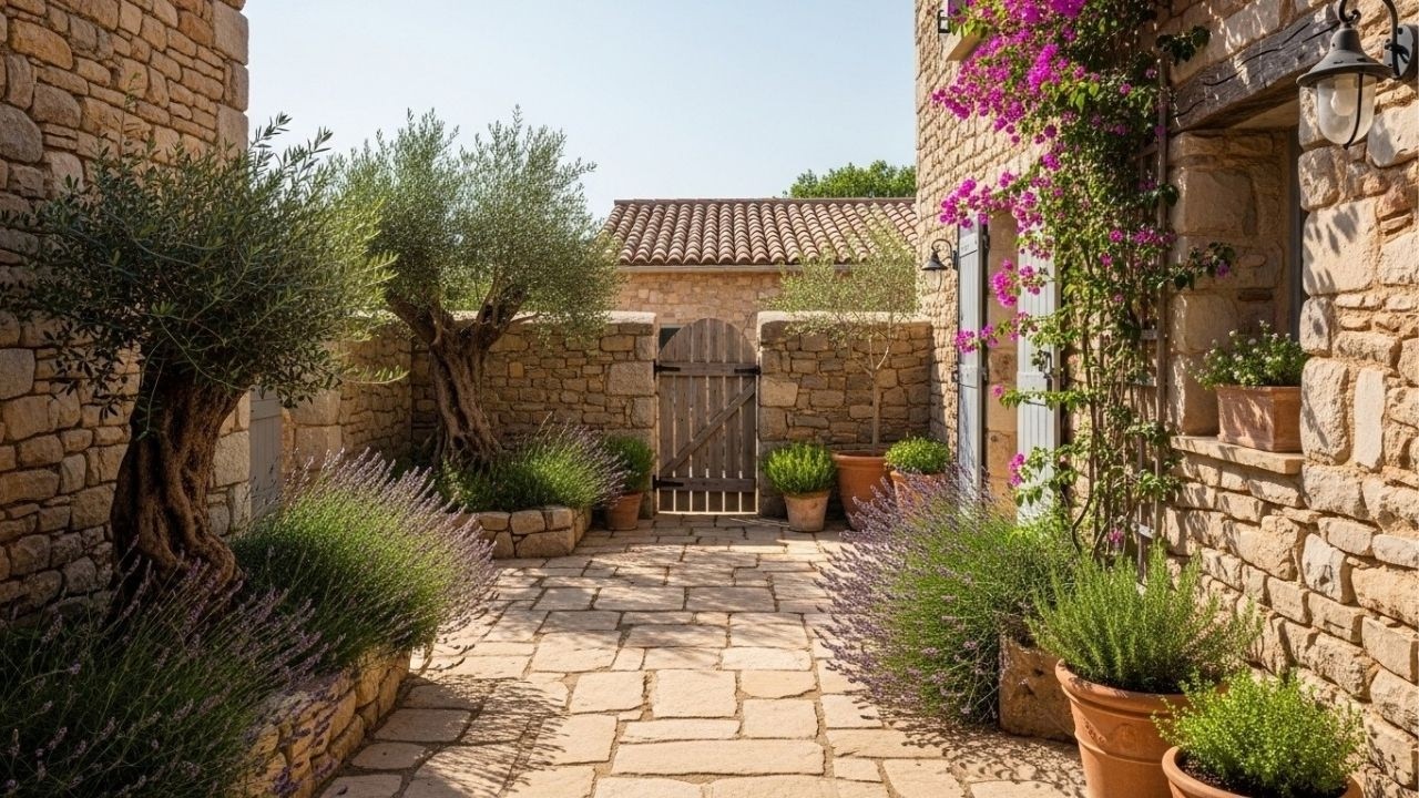 Upcycled Oasis: Crafting Mediterranean Charm with Repurposed Materials