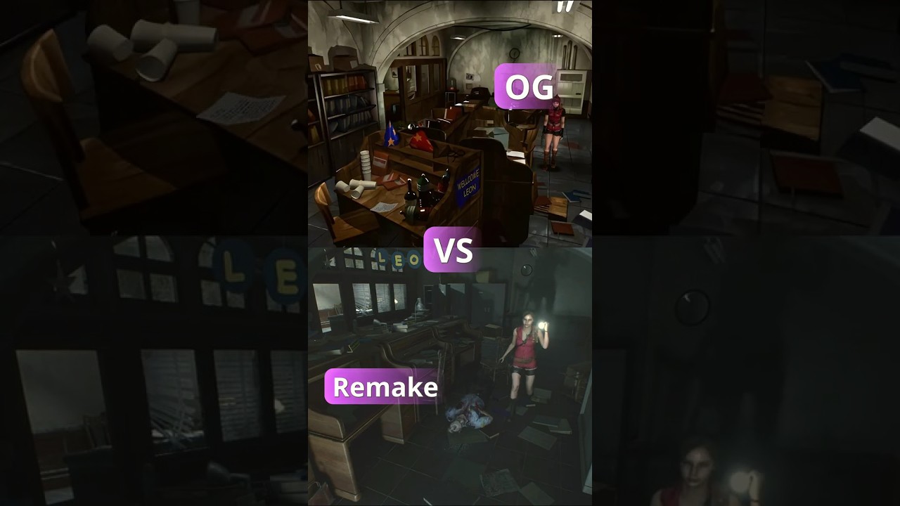 Welcome Leon &ndash; Heartwarming OG vs Remake | Resident Evil 2 Comparison
