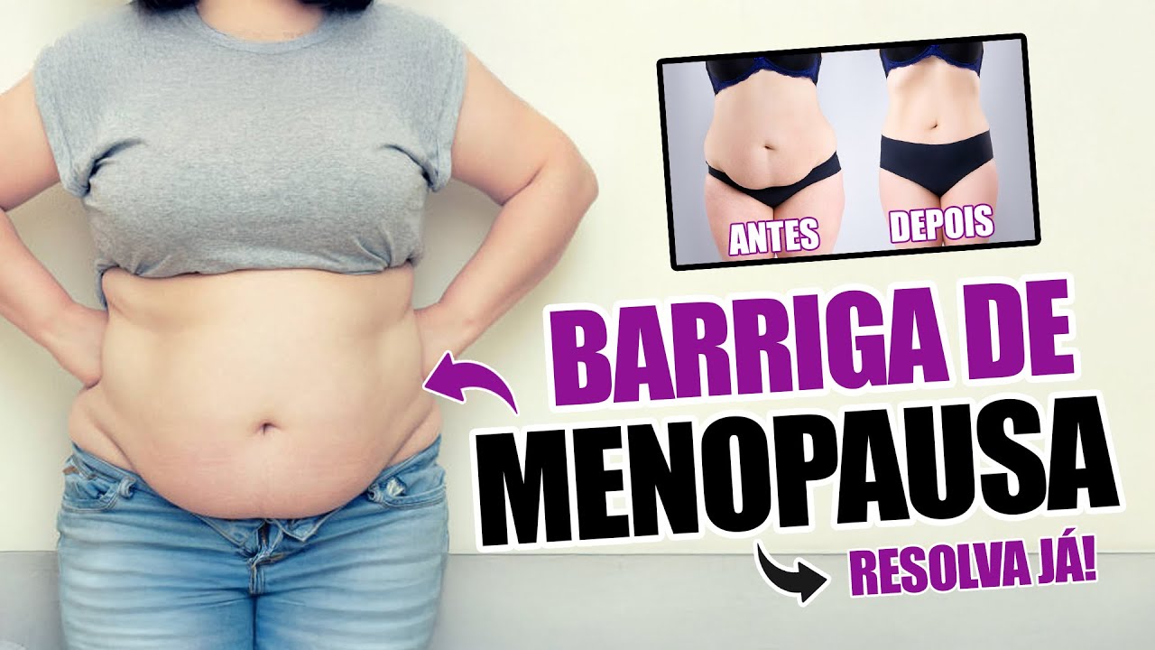 Perca a Barriga de Menopausa em 30 Dias com EXERCÍCIOS Simples