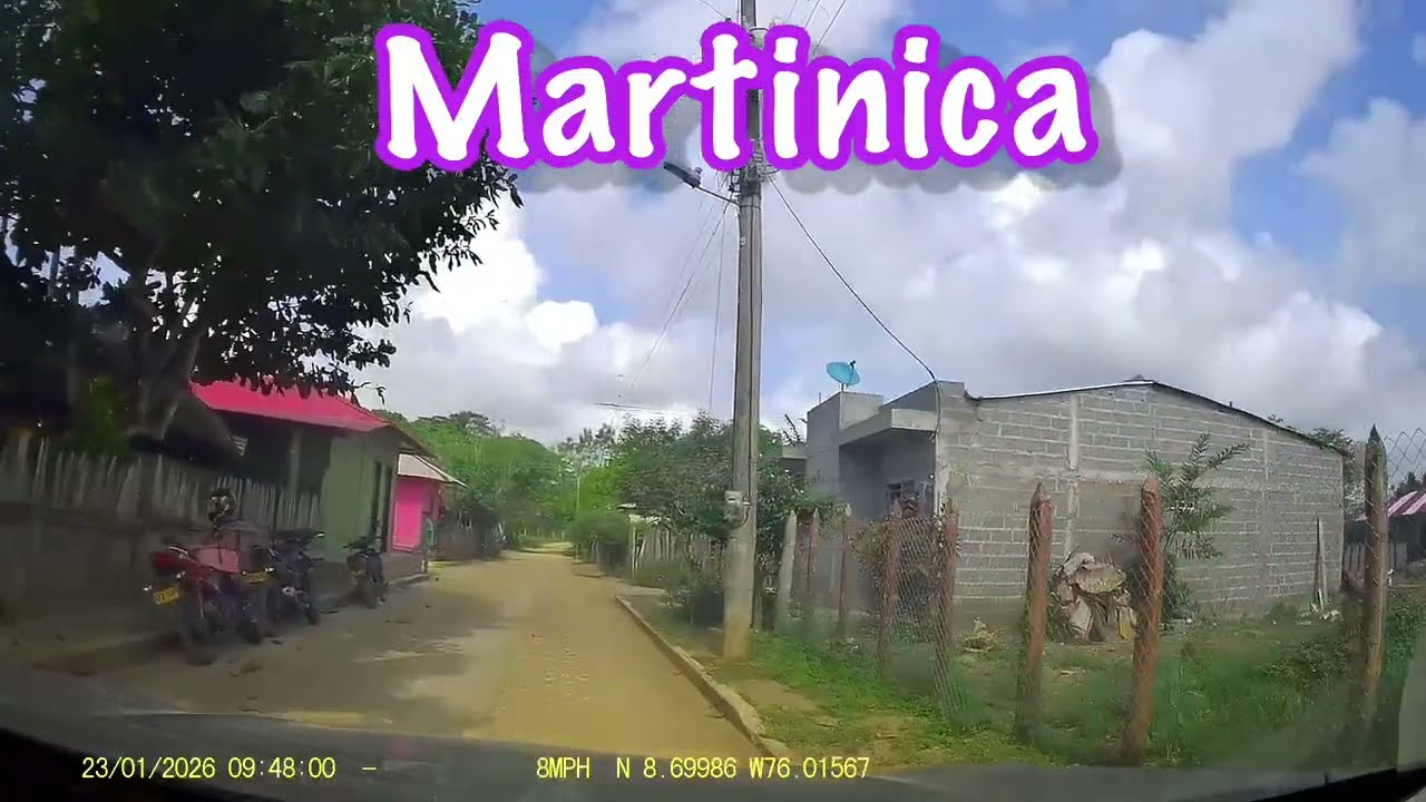 Un viaje, poco antes de las inundaciones, a Martinica y Leticia, Córdoba, Colombia.