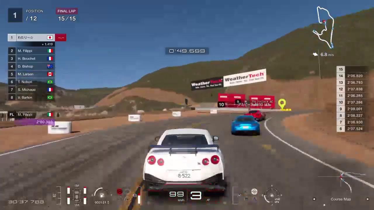 まったりグランツーリスモ7  MFゴーストに出てくる車でレース