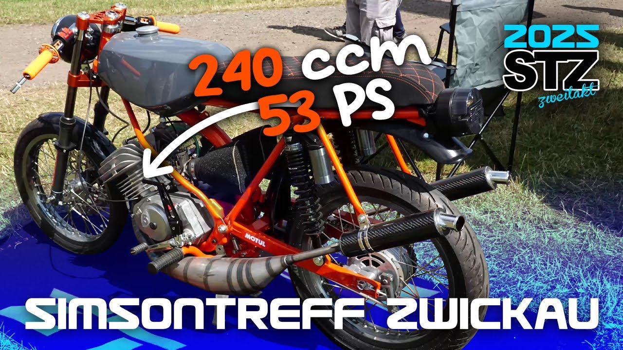 STZ Simsontreff Zwickau 2025 - Gute Laune, eine 240ccm-Simme, Interview mit Jens + Veranstalter