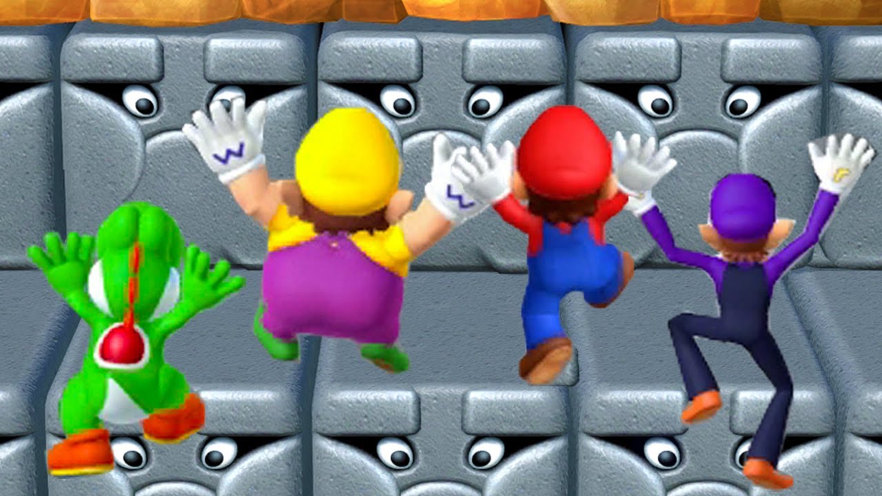 Mario Party 10 MiniGames Yoshi Vs Wario Vs Mario Vs Waluigi (Master Difficulty)