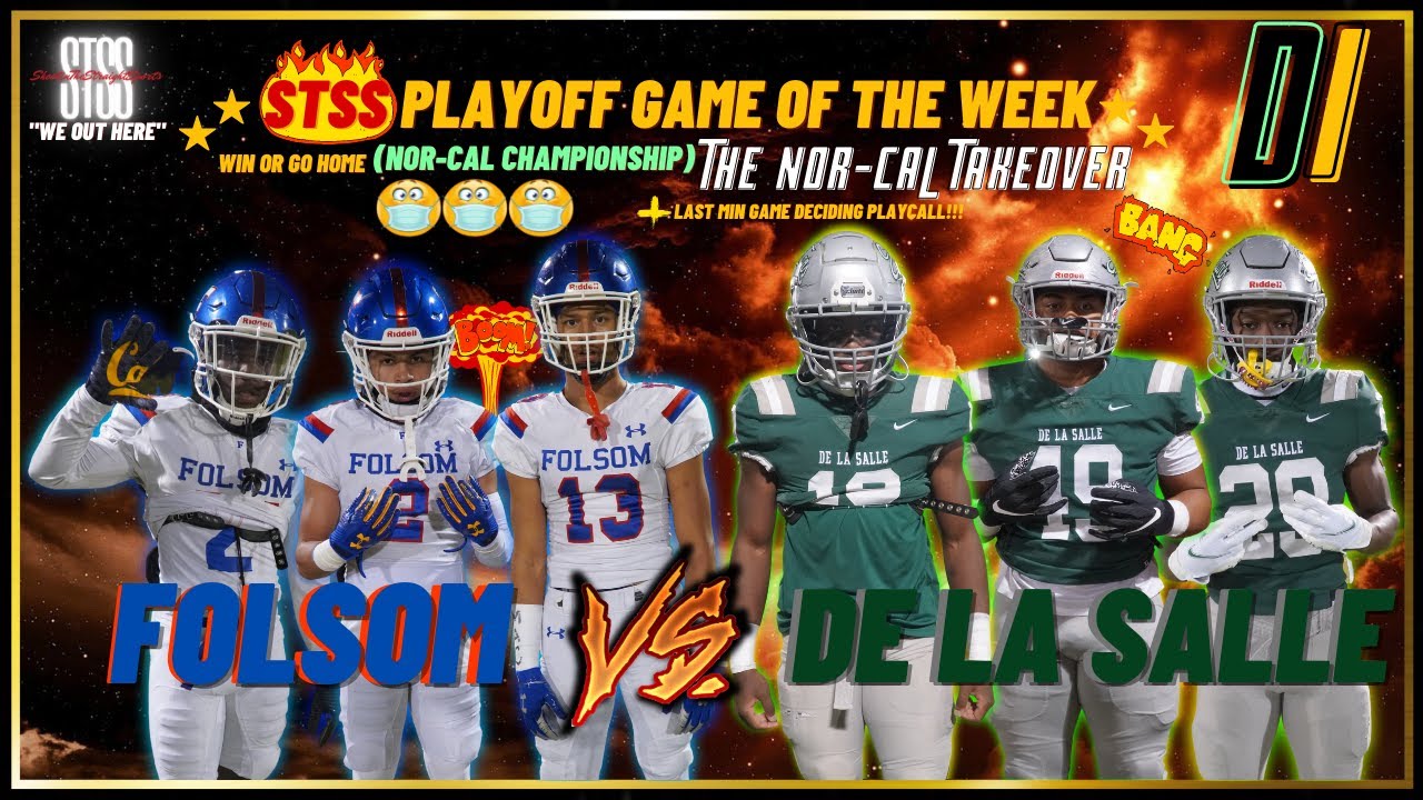 CIF D1 Northern 🏆 Folsom vs De La Salle Michigan Commit Zeke Berry Faces Off Against Rico Flores 🦾