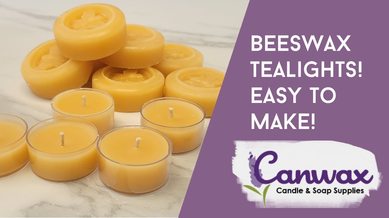 Easy to Make! Beeswax Tealights!