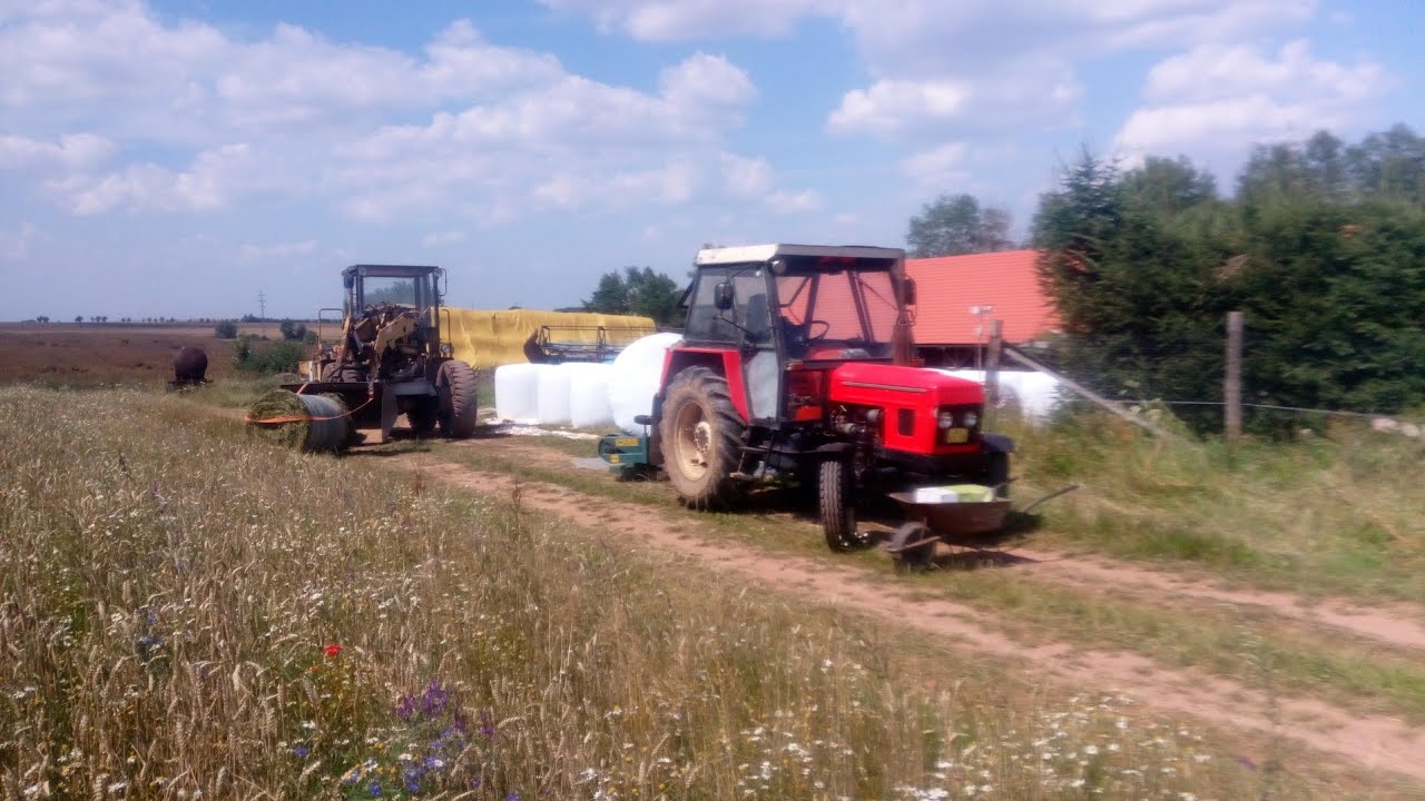 Hon 053 / Zetor 7011 / Balení senáže / Farmvlog #16