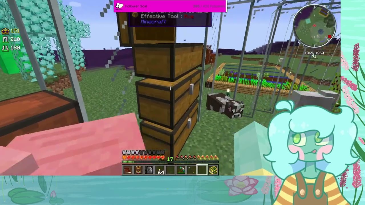 [PNGTuber] I need a chill day so minecraft time | Froggie VOD