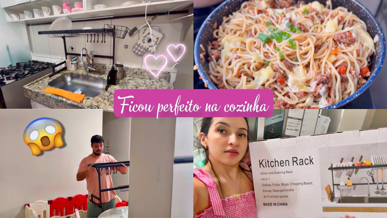 ISSO FICOU PERFEITO NA COZINHA! Compras pro final de semana, nossa correria com 3 crianças
