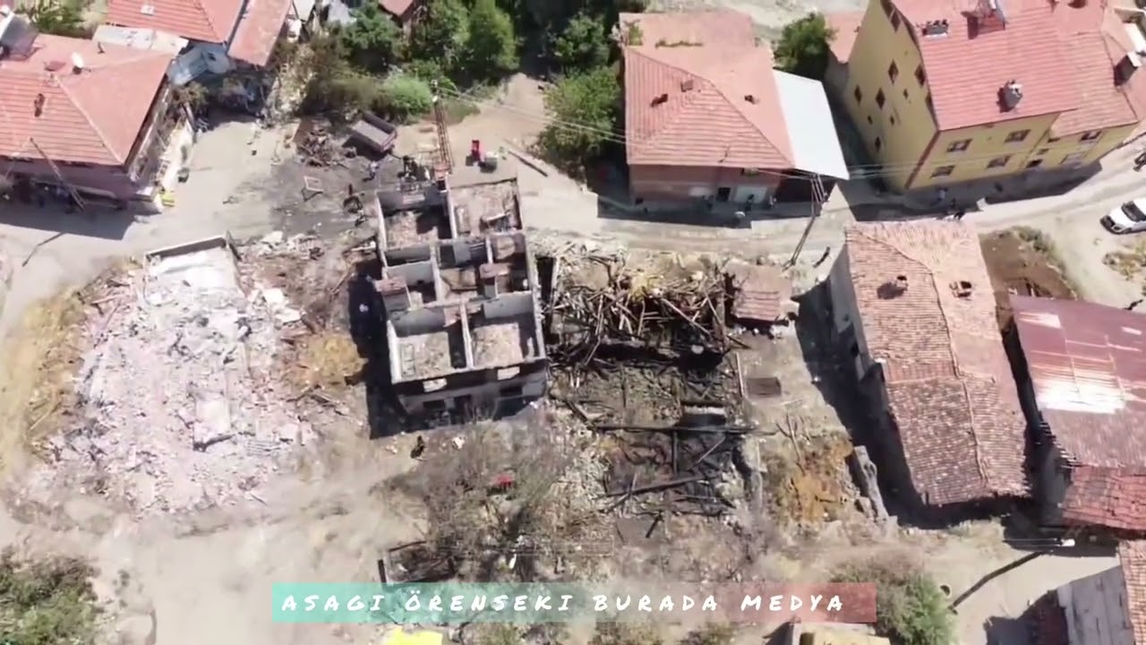 AŞAĞI ÖRENDEKİ KÖYÜ DRON KAMERA ÇEKİM VİDEO