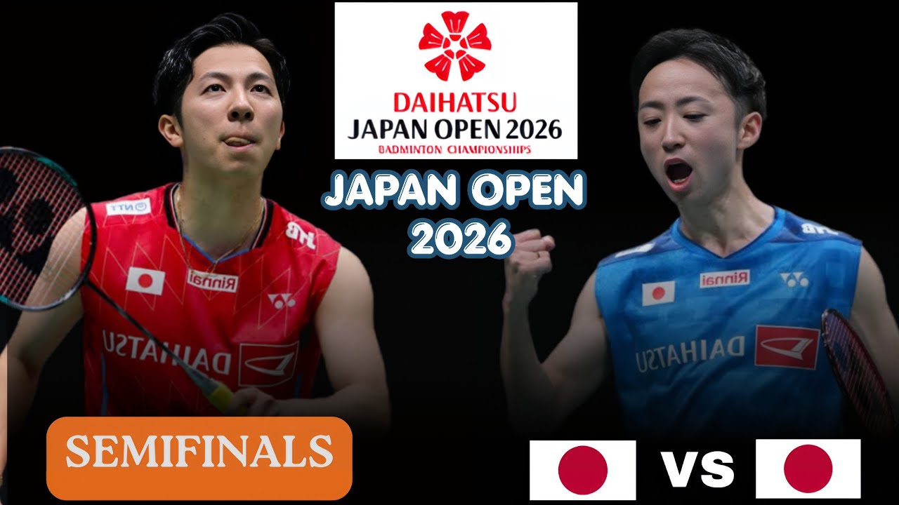 Japan open 2026 | koki watanabe 🇯🇵 vs yushi tanaka 🇯🇵 | Semifinals