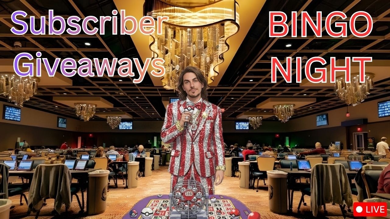 SUBSCRIBER POKEMON GIVEAWAYS & BINGO NIGHT