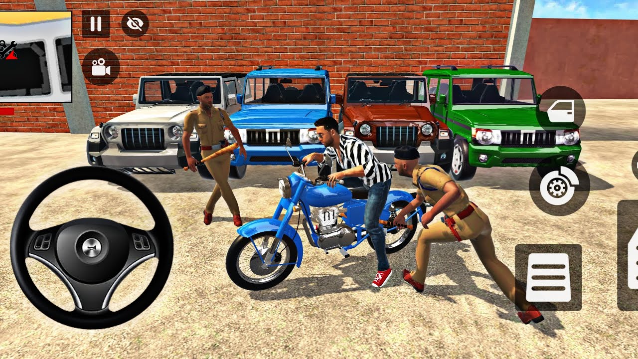 🎀Indian Thift Auto Simulator🎮Modify Thar Purchase Franklin Drive in Road🛣️Game🎮#gta