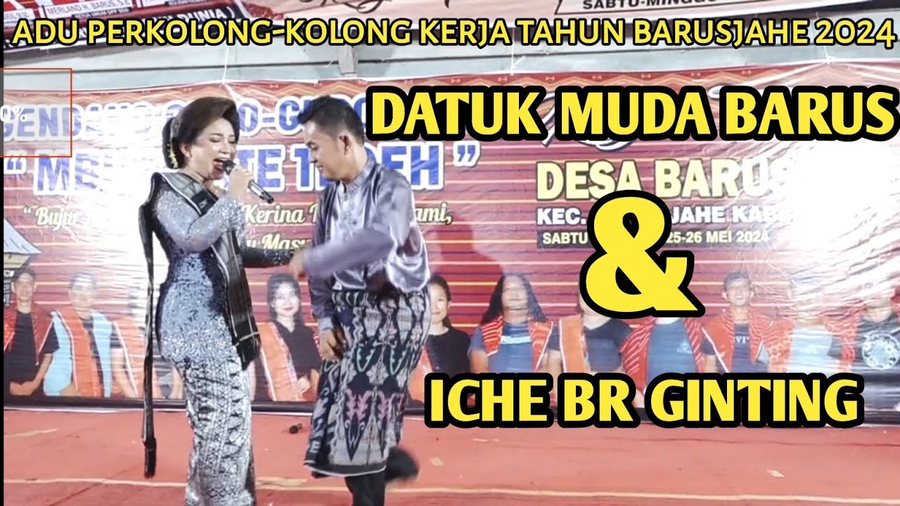 ADU PERKOLONG-KOLONG TERBARU 2024 | DATUK MUDA & ICHE BR GINTING (KERJATAHUN BARUSJAHE2024)