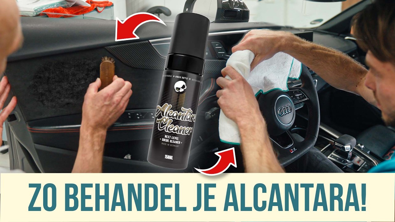 Alcantara reinigen zónder schade? Zo doe je het écht goed!