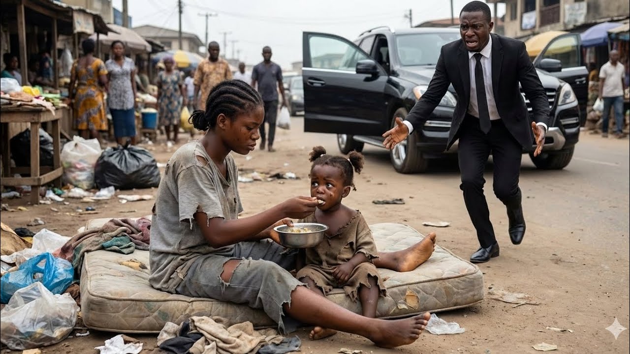 Billionaire found his lost girlfriend & her child eating from trash unaware the child was his own 