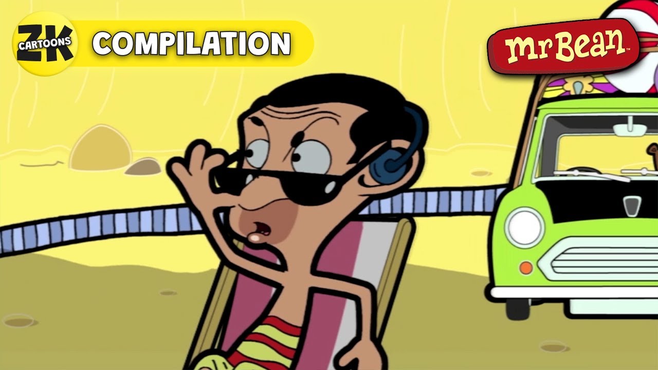 Mr. Bean's Private Beach GONE WRONG! - Mr Bean Animated - Funny Clips - Cartoons for Kids