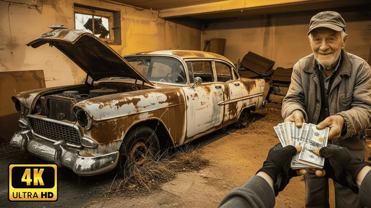 Restoring Completely Destroyed 1955 Chevrolet Bel Air ($300 DEAL) | FULL ASMR PROCESS