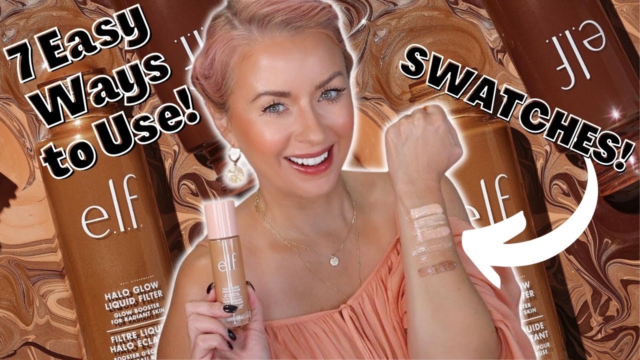 How to Use NEW ELF HALO GLOW LIQUID FILTER | 7 EASY WAYS | Steff's Beauty Stash