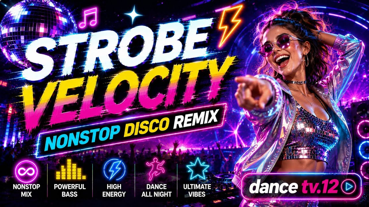 STROBE VELOCITY  | Nonstop Disco Remix | Dance tv.12 #NonstopDiscoRemix#DiscoMusic#DanceParty