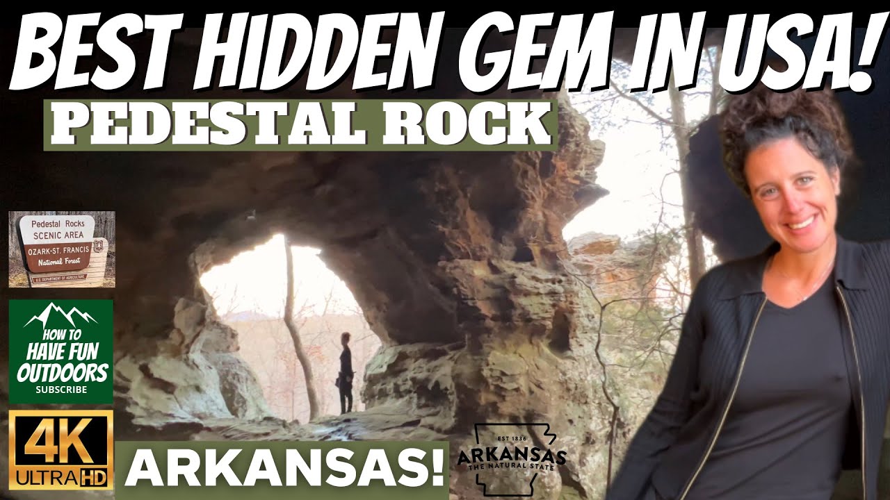 Best Hiking in Arkansas! Exploring Pedestal Rock in the Ozark–St. Francis National Forest