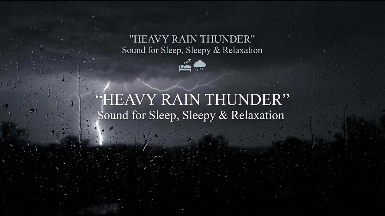 ASMR Rain and Night Rain for Sleeping – Relax, Unwind and Sleep Deeply