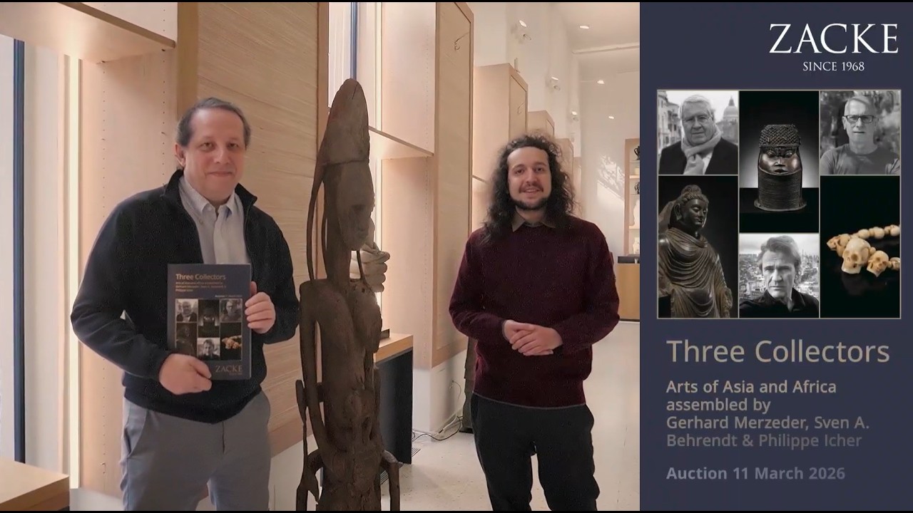 Auction Preview: Three Collectors: Arts of Asia&Africa assembled by G.Merzeder, S.Behrendt & P.Icher