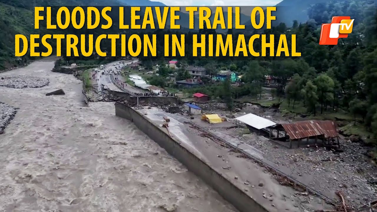 Heartwrenching Aerial Video Of Flood Devastation In Himachal&rsquo;s Mandi