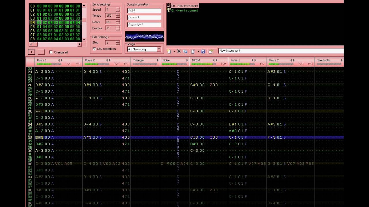 Famitracker VRC6 - Megaman Battle Network 2 - Virus Busting (Battle Theme)