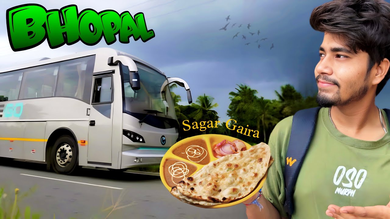 Indore to Bhopal Just for Sagar Gaire’s Food🤯🔥| Midway Treat | Chartered bus