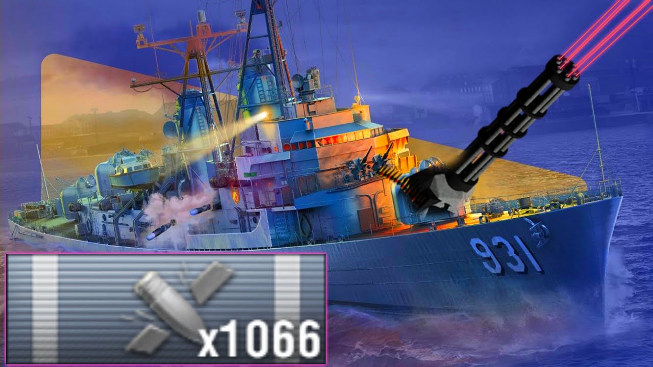 SHERMAN GATLING GUN - World of Warships