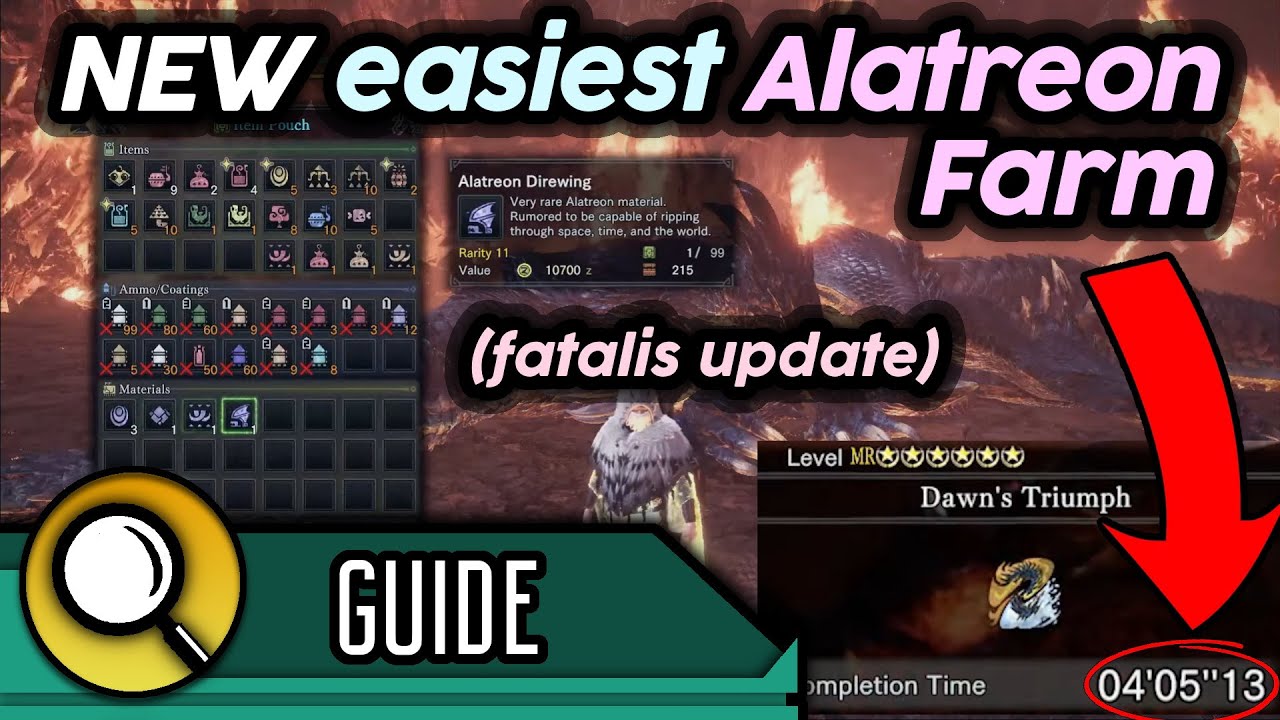 Easiest Alatreon Farm - 25% Health Alatreon LIMITED TIME Quest | MHW Iceborne