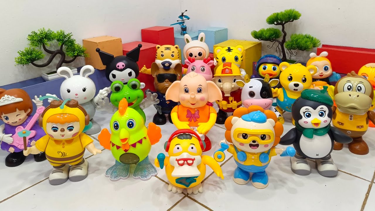 Bermain Robot Dance Hewan, Robot Lebah, Robot Pinguin, Robot Sapi, Robot Bebek, Robot Ayam & Kelinci