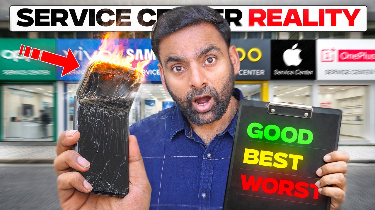 BEST & WORST Smartphone Service Center in India 🤯 (Honest Ranking)