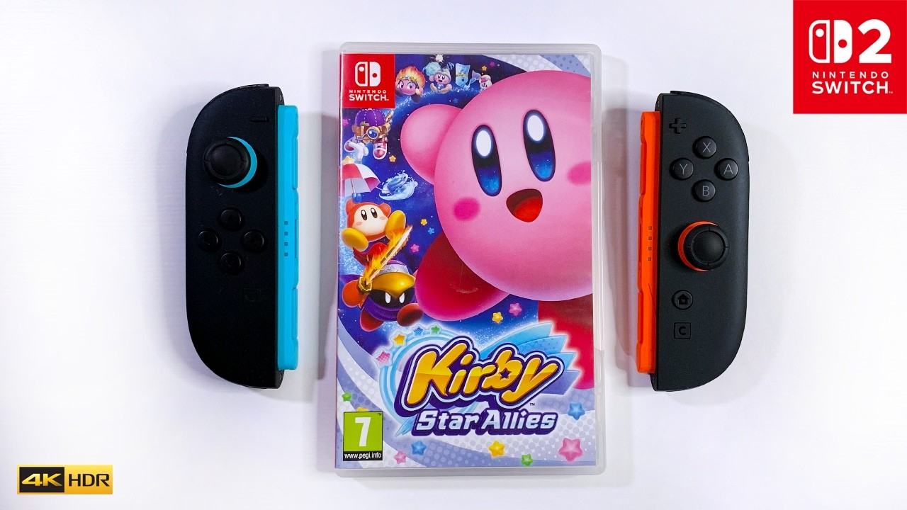 Kirby Star Allies on Nintendo Switch 2 (Handheld Gameplay)