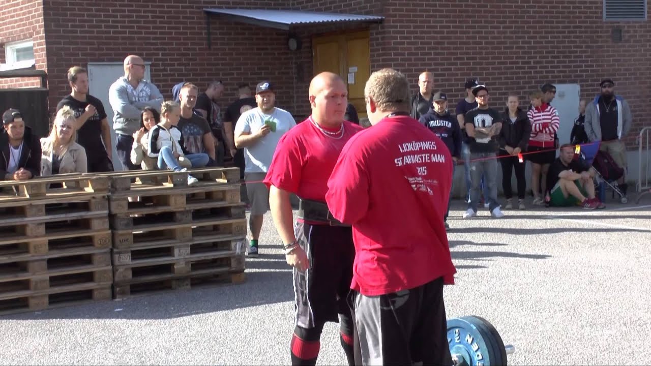 Lidköping Starkaste Man/Kvinna Marklyft/deadlift medley herrklass