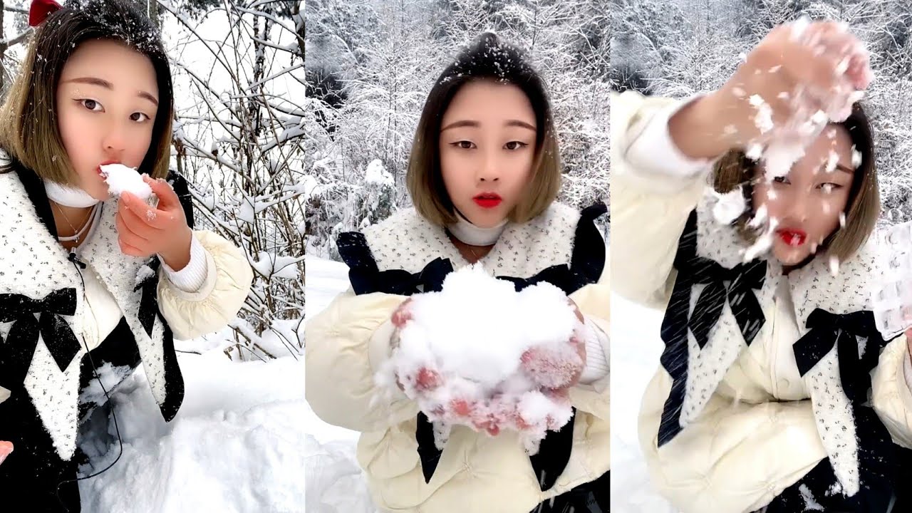 REAL SNOW EATING / WHITE ICE / HARD ICE / ICE EATING