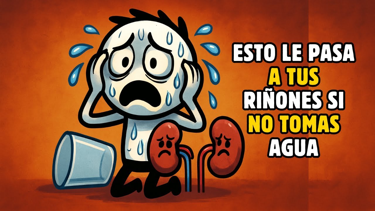¿Qué pasa con tus riñones si no tomas agua? 💧 (según la ciencia)