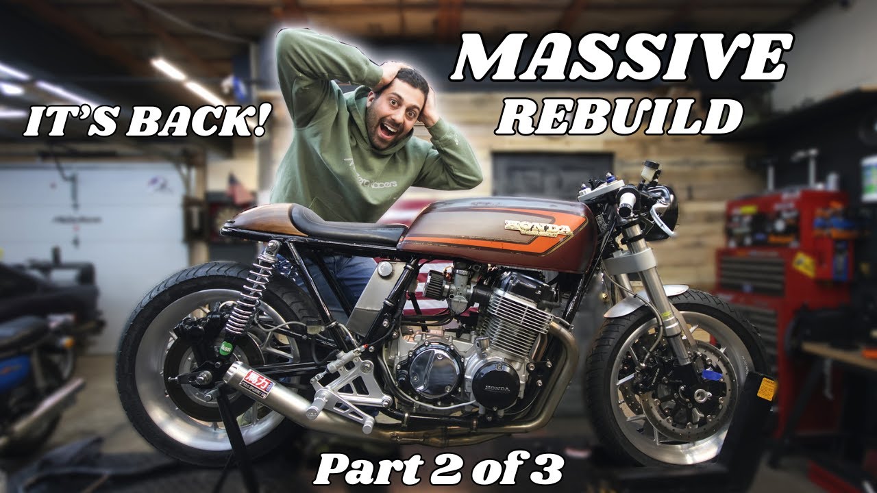 I Rebuilt My Crashed Honda CB750 - Part 2