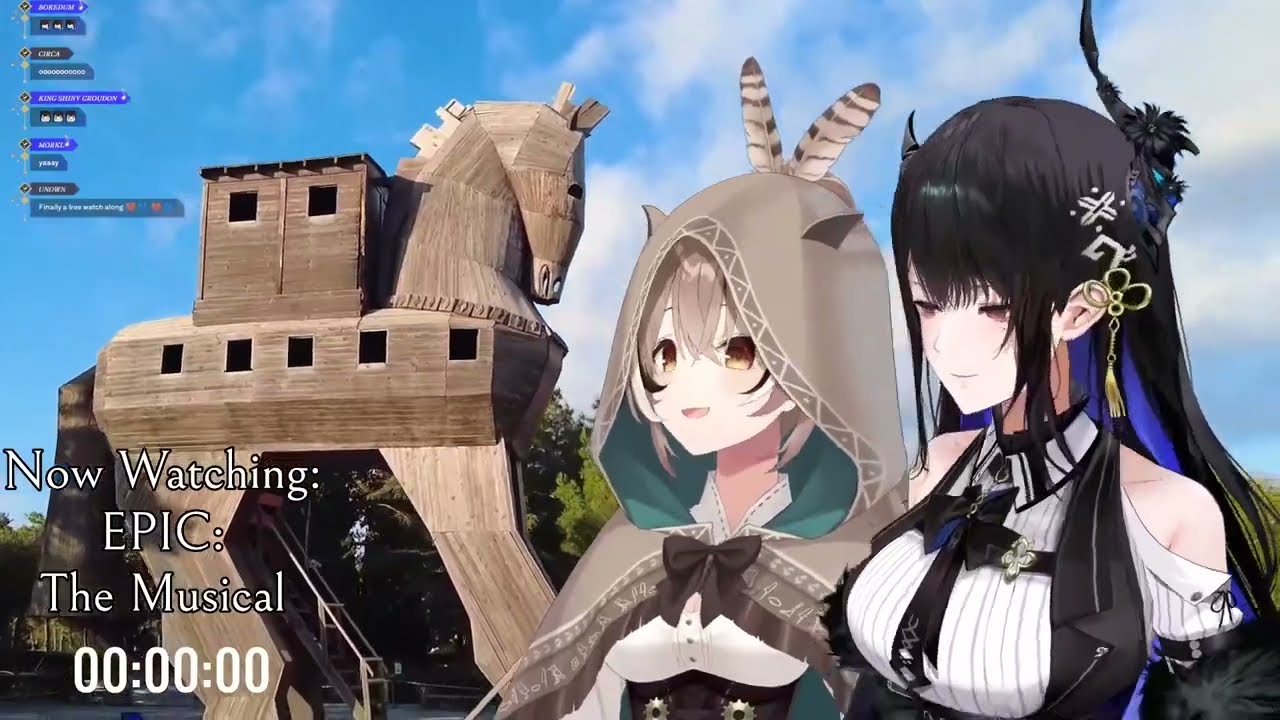 Nerissa + Mumei watch Epic the Musical (Synced)